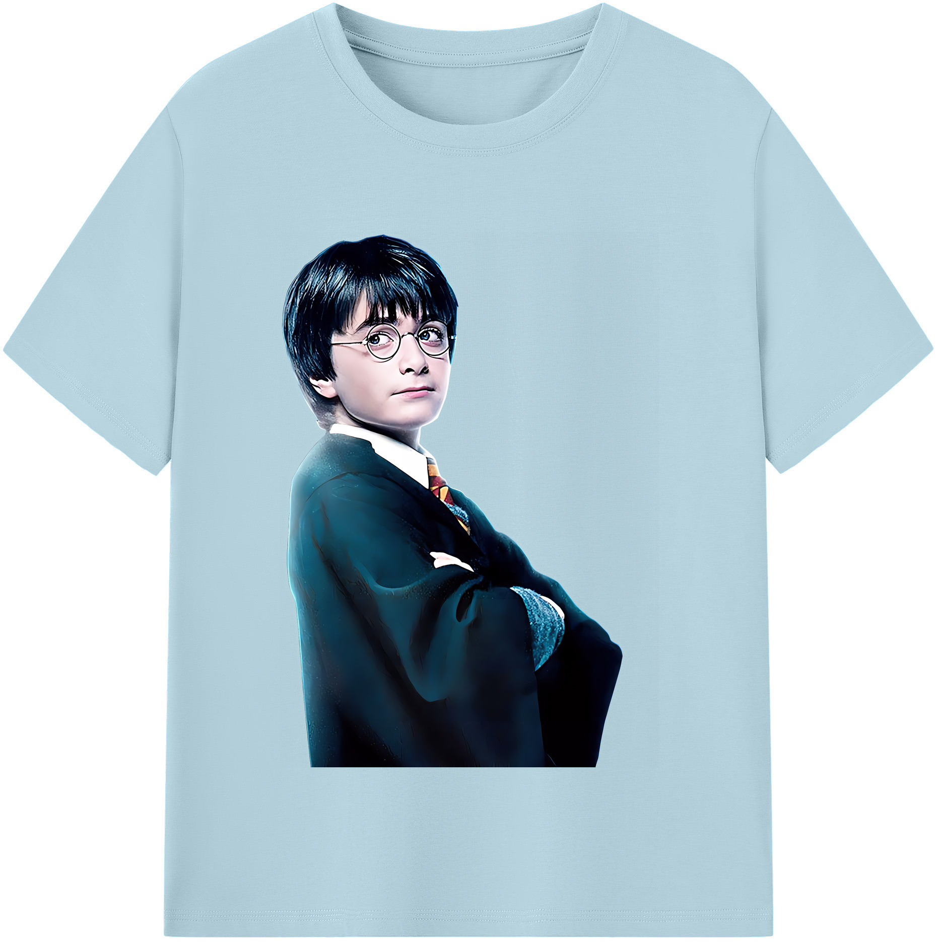 （画像用） Harry Potter ハリー・ポッターシリーズ 綿100％半袖Tシャツ（フロントプリント）